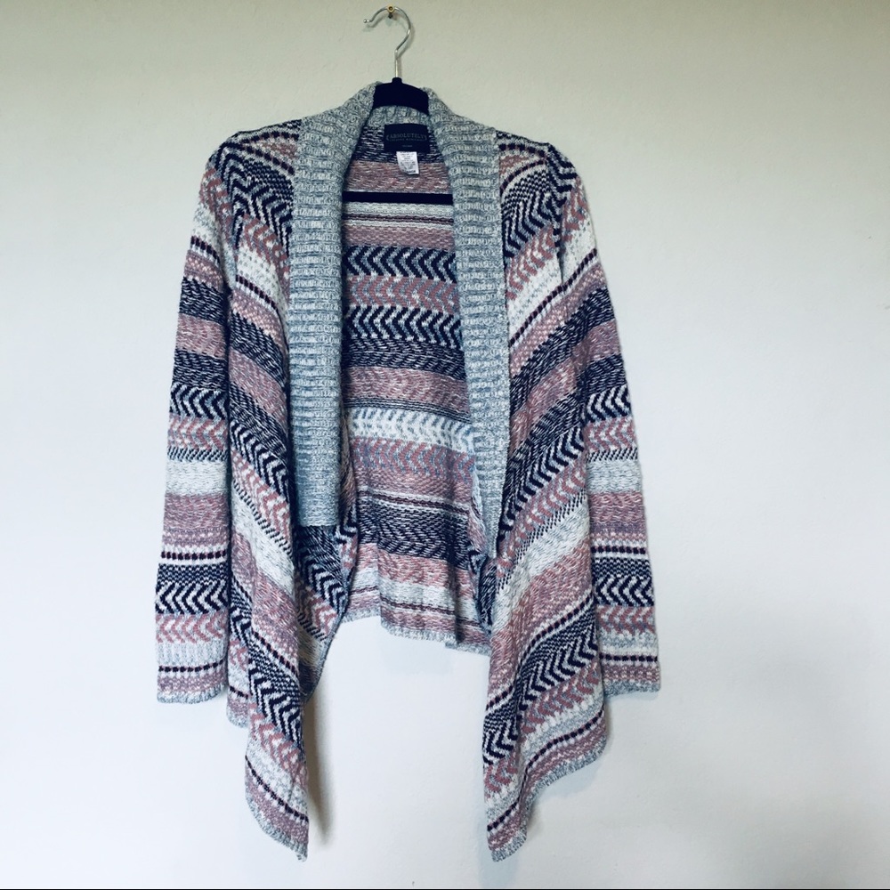 Absolutely Creative Worldwide Pink&Grey Sweater XL